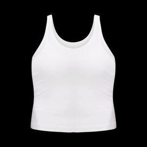 Lululemon Cool Racerback Short Tank Top Nulu, White, Size 6, NWT